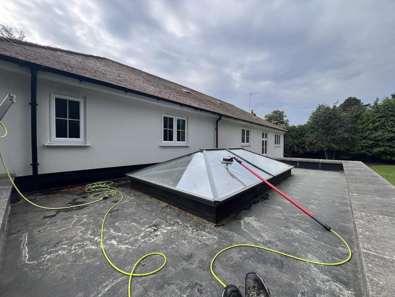 Full Exterior Window Clean & Roof Lantern: Sandhurst